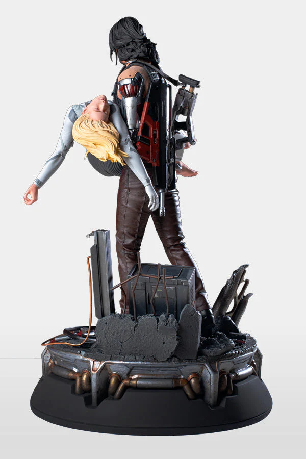 CYBERPUNK 2077 JOHNNY AND ALT STATUE - Image 3