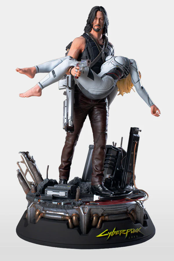 CYBERPUNK 2077 JOHNNY AND ALT STATUE - Image 6