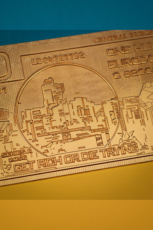 CYBERPUNK 2077 METAL EURODOLLAR REPLICA - Image 8