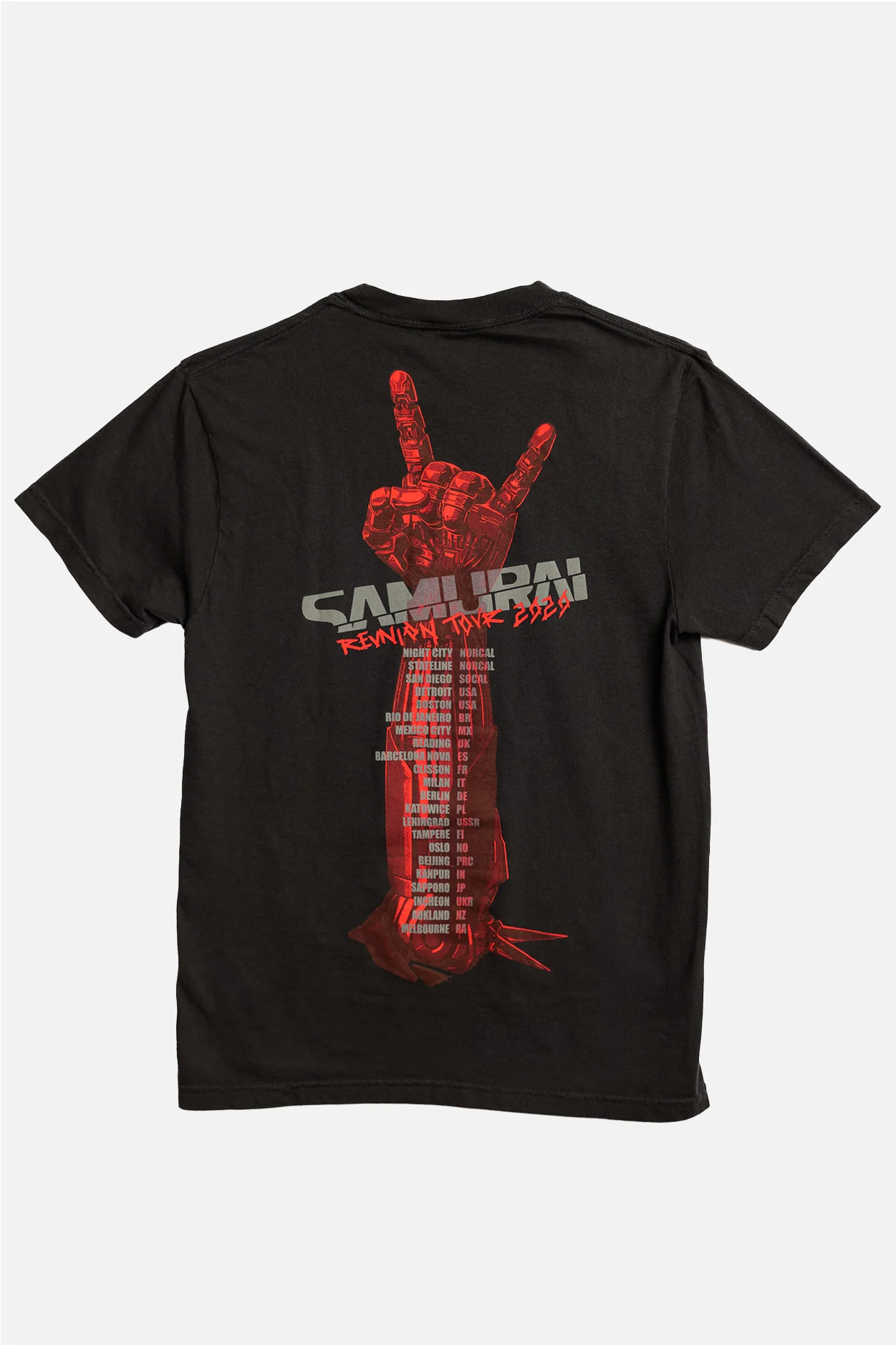 CYBERPUNK 2077 SAMURAI REUNION TOUR TEE - Image 12