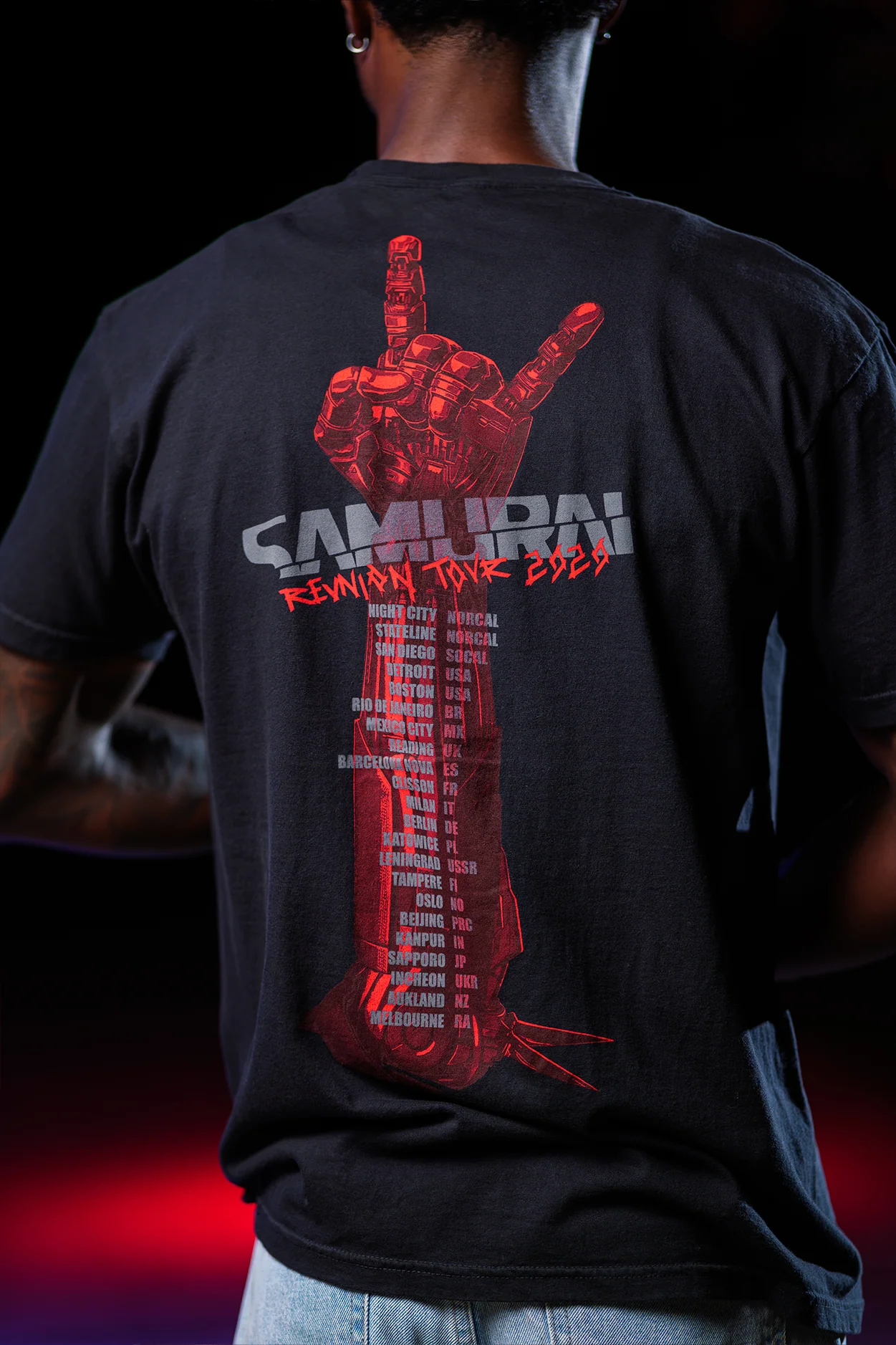 CYBERPUNK 2077 SAMURAI REUNION TOUR TEE - Image 4