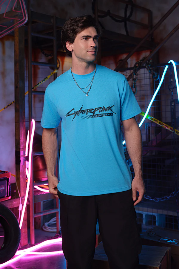 CYBERPUNK EDGERUNNERS DAVID BARCODE SPINE TEE - Image 3