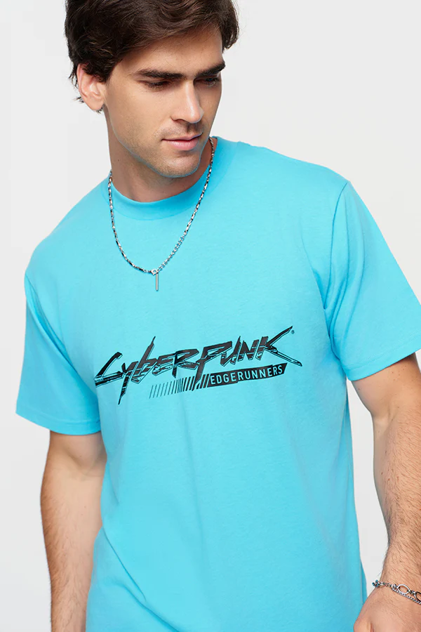 CYBERPUNK EDGERUNNERS DAVID BARCODE SPINE TEE - Image 8
