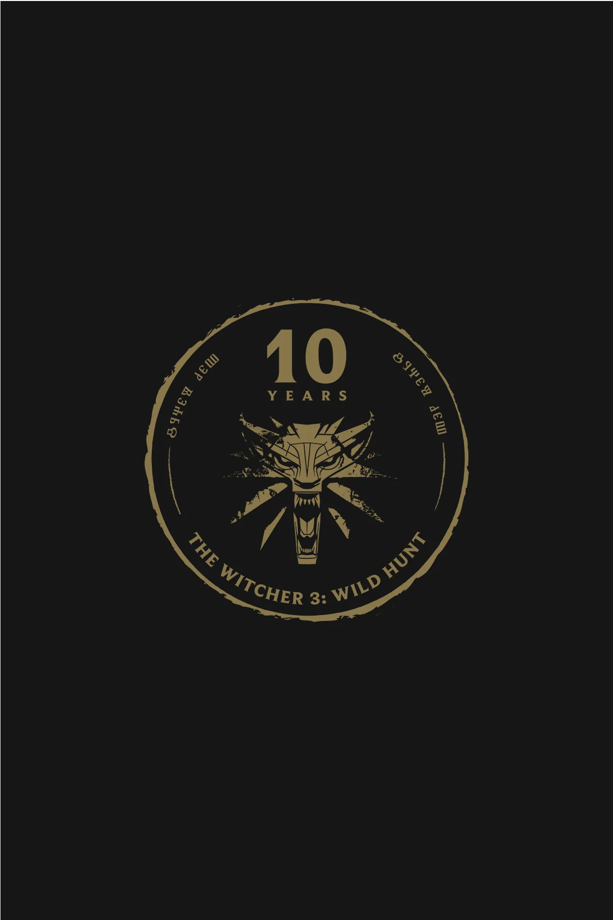 THE WITCHER 3: WILD HUNT 10TH ANNIVERSARY WHITE WOLF TEE - Image 4