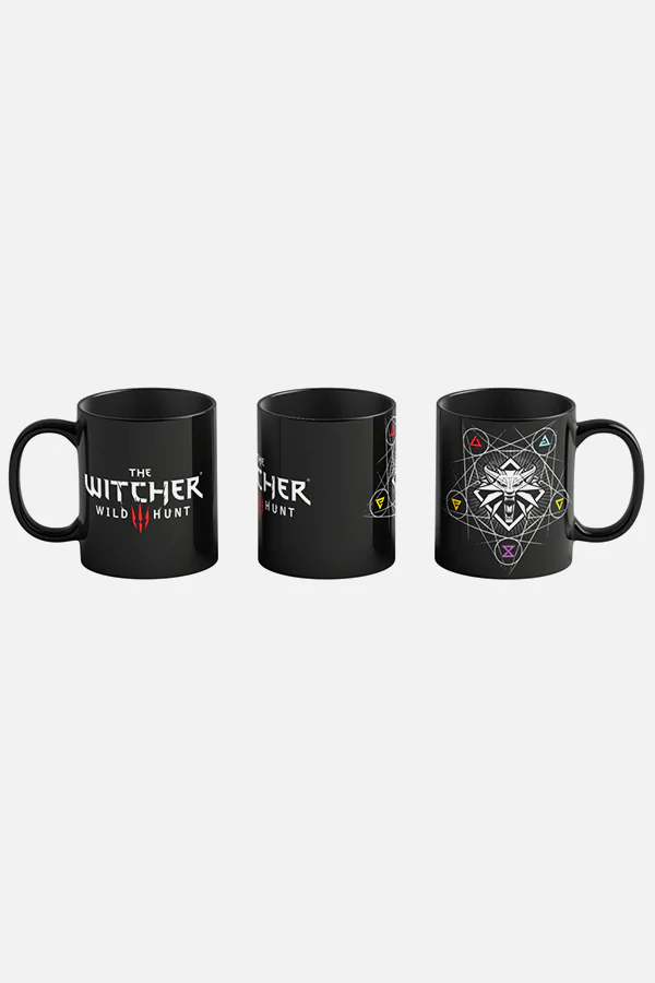THE WITCHER 3 WITCHER SIGNS HEAT REVEAL MUG - Image 3