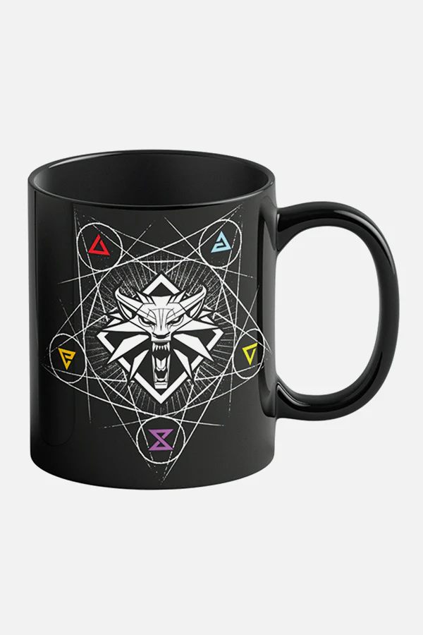 THE WITCHER 3 WITCHER SIGNS HEAT REVEAL MUG - Image 5