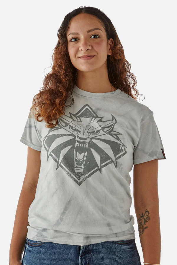 THE WITCHER WOLFS HOWLING TIE-DYE TEE - Image 3